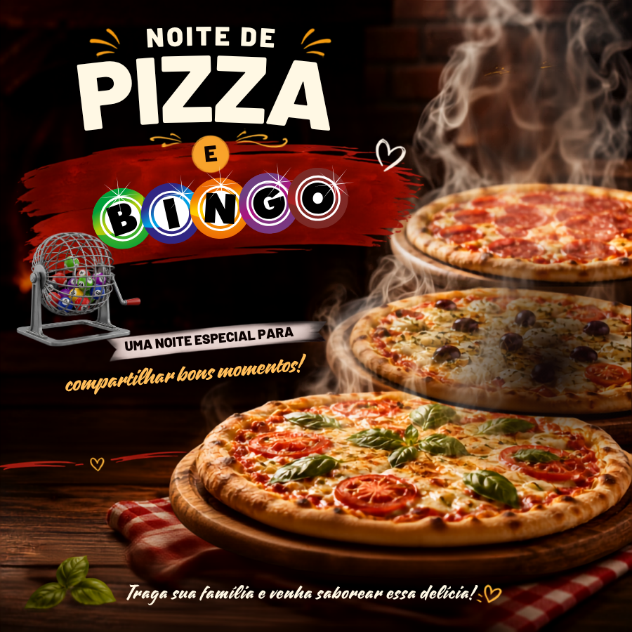 Paróquia promove noite de Pizza e Bingo